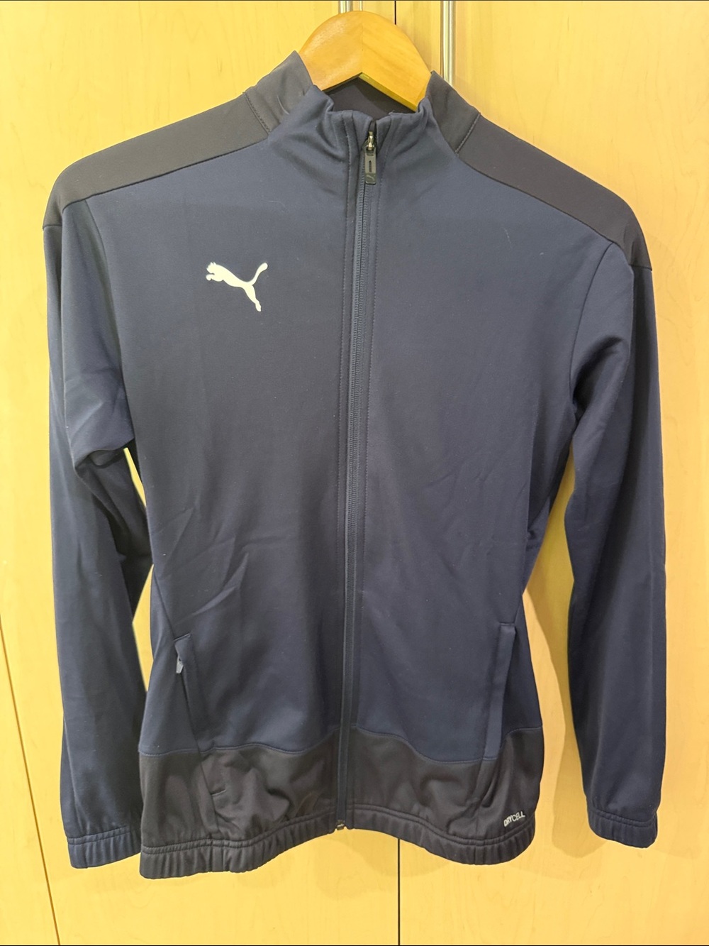 Puma Men’s Navy Full-Zip Lightweight Track Jacket